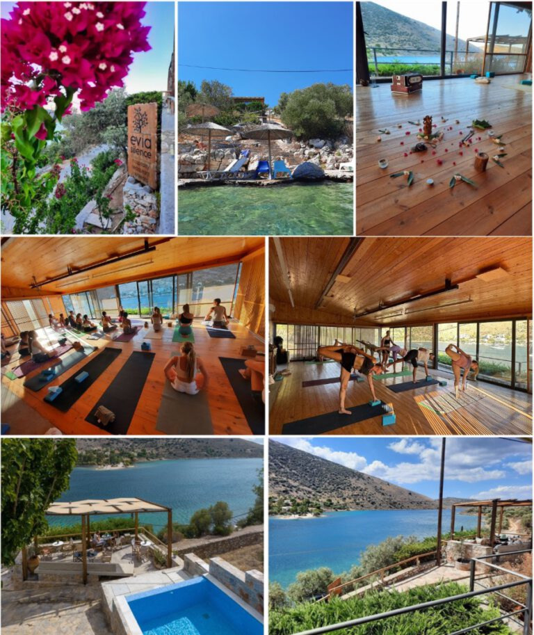Yoga-Reise Griechenland Collage